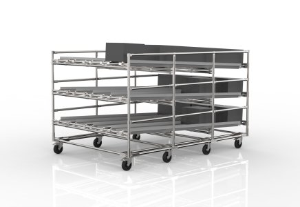 Rack à gravité FIFO avec roues 22110953 - 4
