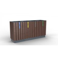 Poubelle extérieure Recyclate V. sans entretien