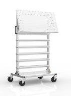Chariot double face pour suspendre les boîtes KLT 23090801