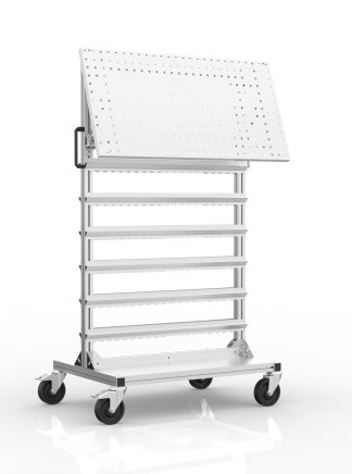 Chariot double face pour suspendre les boîtes KLT 23090801 - 1