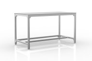 Table d'atelier en profilés d'aluminium (différentes variantes)
