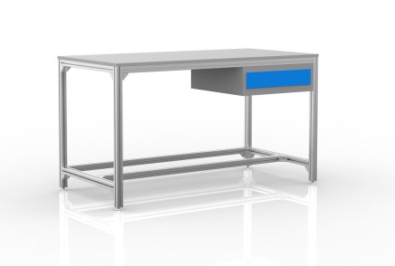 Table d'atelier en profilés d'aluminium (différentes variantes) - 1