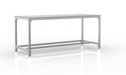 Table d'atelier en profilés d'aluminium (différentes variantes)