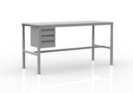Table SP réglable en hauteur d'une profondeur de 700 mm