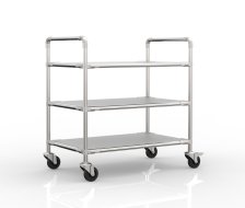 Chariot à étagères antistatique à trois étagères, 24040233 (4 modèles)