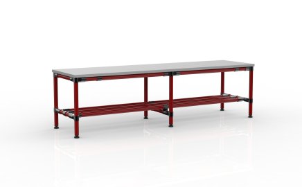 Banc de vestiaire 21101904 - largeur 1500 mm - 2