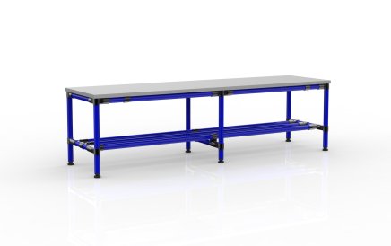 Banc de vestiaire 21101904 - largeur 1500 mm - 3