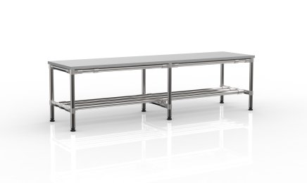 Banc de vestiaire 21101904 - largeur 1500 mm - 4