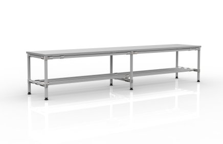 Banc de vestiaire 21101905 - largeur 2000 mm - 1