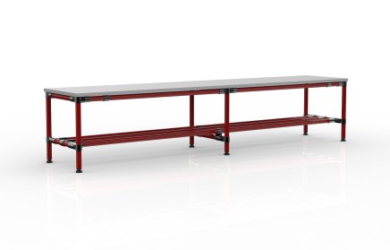 Banc de vestiaire 21101905 - largeur 2000 mm - 2