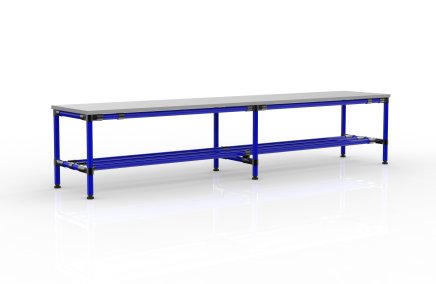 Banc de vestiaire 21101905 - largeur 2000 mm - 3