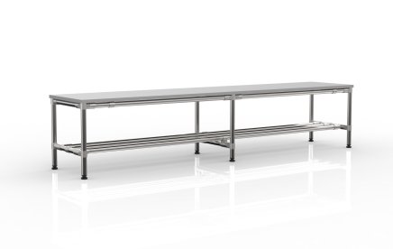Banc de vestiaire 21101905 - largeur 2000 mm - 4