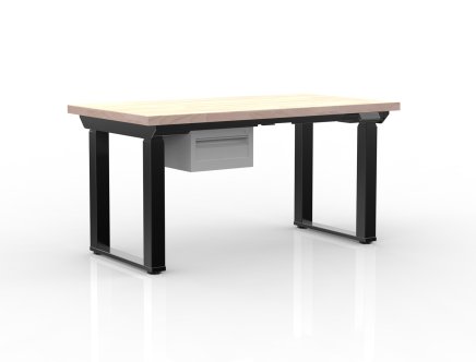 Table de travail à hauteur réglable électriquement avec conteneur avec un tiroir 24111931 - 1