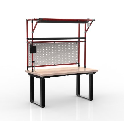 Table de travail à hauteur réglable électriquement avec rallonge 24111933 - 2