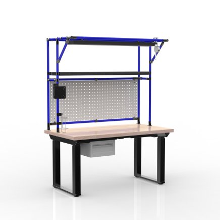 Table à hauteur réglable électriquement avec conteneur avec un tiroir 24111934 - 3