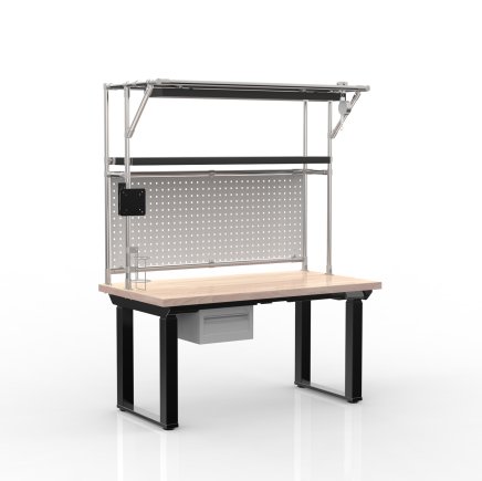 Table à hauteur réglable électriquement avec conteneur avec un tiroir 24111934 - 4