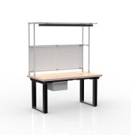 Table à hauteur réglable électriquement avec conteneur avec un tiroir 24111937 - 1