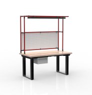 Table à hauteur réglable électriquement avec conteneur avec un tiroir 24111937 - 2