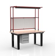 Table à hauteur réglable électriquement avec conteneur à trois tiroirs 24111938 - 2