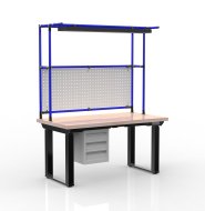 Table à hauteur réglable électriquement avec conteneur à trois tiroirs 24111938 - 3