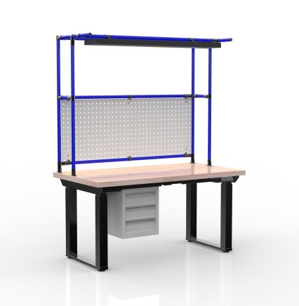 Table à hauteur réglable électriquement avec conteneur à trois tiroirs 24111938 - 3