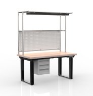 Table à hauteur réglable électriquement avec conteneur à trois tiroirs 24111938 - 4