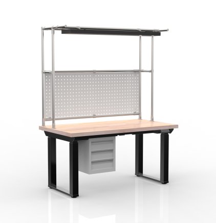 Table à hauteur réglable électriquement avec conteneur à trois tiroirs 24111938 - 4