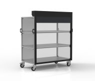 Chariot à étagères avec store 24081513