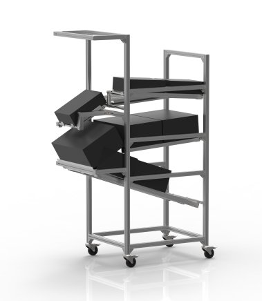 Etagère FIFO en profilés d'aluminium 23061952 - 1