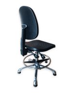 Chaise d'atelier antistatique ESD avec cercle et patins E04H - 3