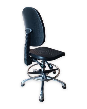 Chaise d'atelier antistatique ESD avec cercle et patins E04H - 3