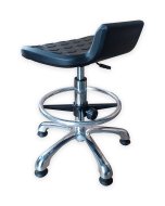 Tabouret d'atelier antistatique ESD avec cercle et patins E01H - 2