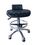 Tabouret d'atelier antistatique ESD avec cercle et patins E01H - 3