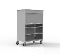 Chariot à étagères avec store 24110410