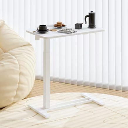 Bureau et table de travail réglable en hauteur H3 Blanc - 1