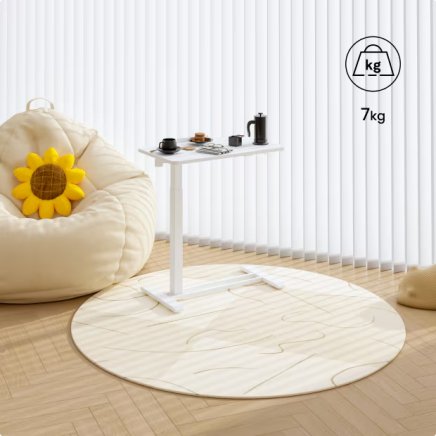 Bureau et table de travail réglable en hauteur H3 Blanc - 3