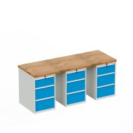 Table d'atelier avec conteneur de base HD_15333
