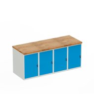 Table d'atelier avec conteneur de base HD_20DDDD