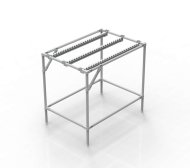 Convoyeur avec rails à rouleaux intégrés (différentes variantes) - 2