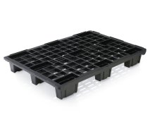 Palette en plastique légère empilable h. 130 x l. 800 x d. 1200 millimètres