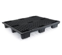Palette plastique légère empilable H. 135 x L. 1000 x P. 1200 mm