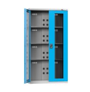 Armoire de chargement d'atelier avec porte vitrée NSK2S