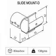Support pour tuyaux coulissants type SM-2810D - 2