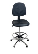 Chaise d'atelier avec cercle et patins E04H