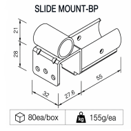 Support pour tuyaux coulissants type SM-2810BP - 2