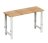 Tables d'atelier réglables en hauteur avec plateau en hêtre