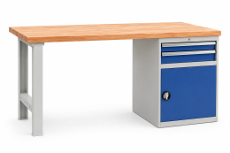 Table d'atelier avec conteneur de base CE15_DD