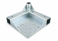 Support d'angle pour roulettes à platine SJ-1-45×45_SV-Version renforcée - 1