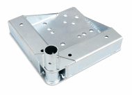 Support d'angle pour roulettes à platine SJ-1-45×45_SV-Version renforcée - 2