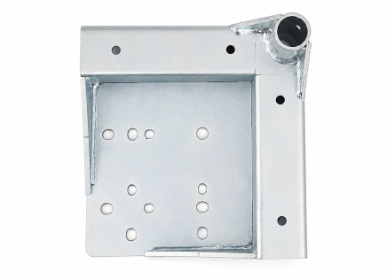 Support d'angle pour roulettes à platine SJ-1-45×45_SV-Version renforcée - 3
